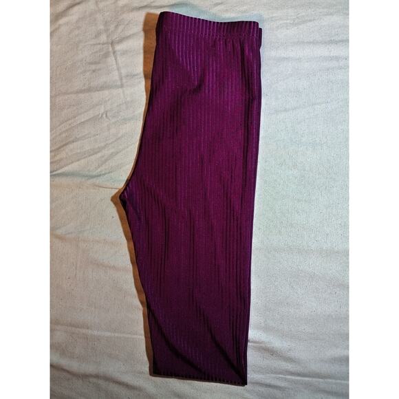 Pattes De Vel Curs Cherry Blossom Eco-Friendly Ribbed Leggings XS - Picture 4 of 6